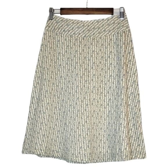 Free People Dresses & Skirts - VTG Free People Floral 100% Cotton A-Line Skirt 3